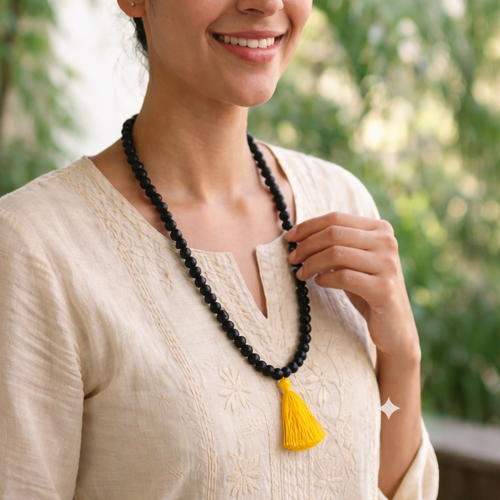 Black Karungali Mala – Lab Certified