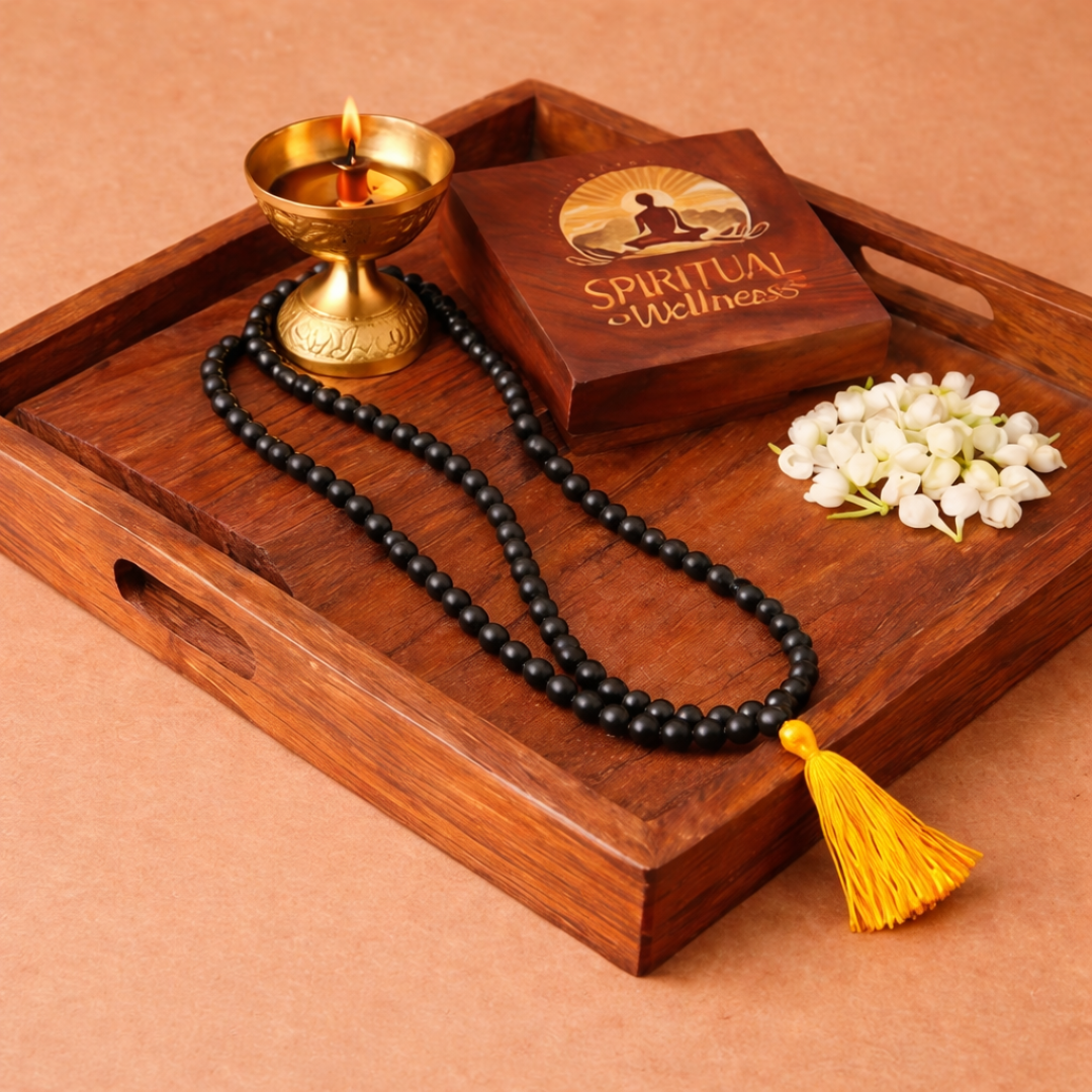 Black Karungali Mala – Lab Certified